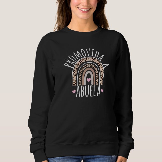 Sudadera Promovida A Abuela Embarazo De Abuela (Anverso)