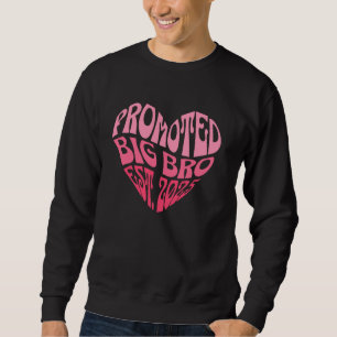 Sudadera Promovido A Big Bro Est.2025 Por Primera Vez Nuevo