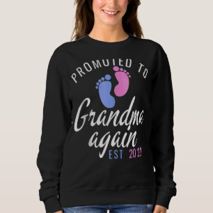 Sudadera Promovido A La Abuela De Nuevo La Nueva Abuela Nan