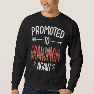 Sudadera Promovido A La Abuela De Nuevo Las Madres Abuelas