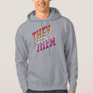 Sudadera Pronombres de Lesbiana Ellos Ellas