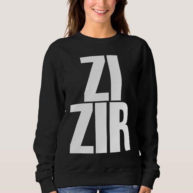 Sudadera Pronombres No Binarios Grandes y Obvios Zi Zir (Anverso)