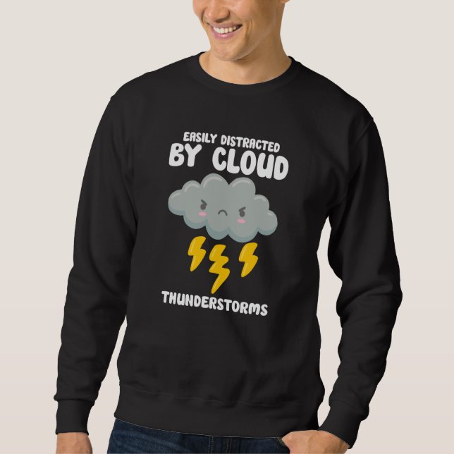 Sudadera Pronóstico de Meteorología Meteorólogo Clima (Anverso)