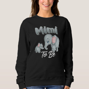Sudadera Pronto Mimi Será Elefante Para Baby Shower Gender 