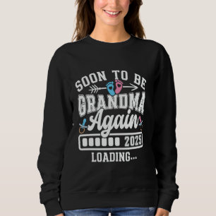 Sudadera Pronto ser la abuela de nuevo 2025 cargando el emb