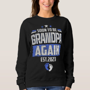 Sudadera Pronto será el abuelo de nuevo 2023 Día del Padre
