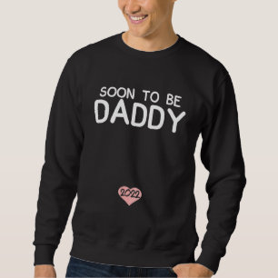 Sudadera Pronto será el primer día de papá padre 2022