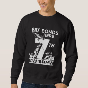 Sudadera Propaganda de Guerra Vieja Préstamo de Guerra VII 