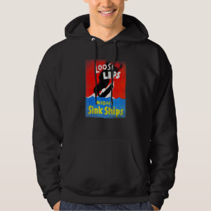 Sudadera Propaganda de la Segunda Guerra Mundial: Labios Su