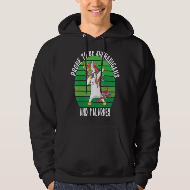 Sudadera Propenso A Los Shenanigans Y El Malarkey Retro Vin (Anverso)