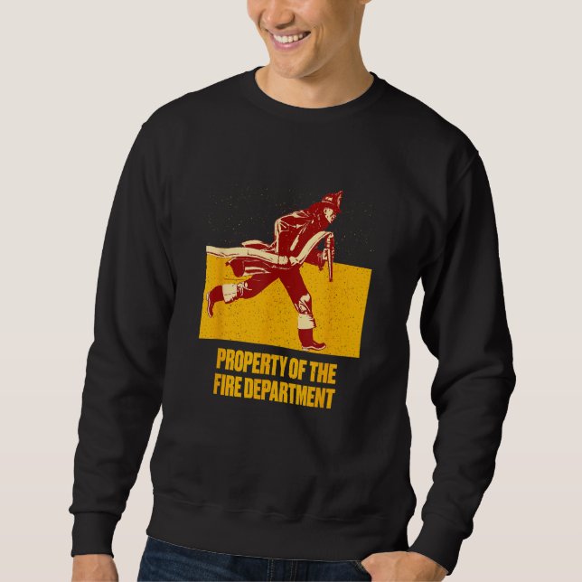 Sudadera Property Fire Department Firefighter Professional  (Anverso)