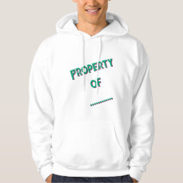 Sudadera "Property Of" Personalized Men's Hoodie