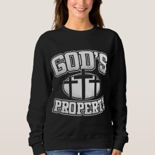Sudadera Propiedad De Dios Jesús Cristiano Cruce Fe Regalo