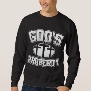 Sudadera Propiedad De Dios Jesús Cristiano Cruce Fe Regalo