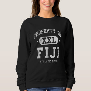 Sudadera Propiedad de Fiji Xxl Sport College Funny atlético