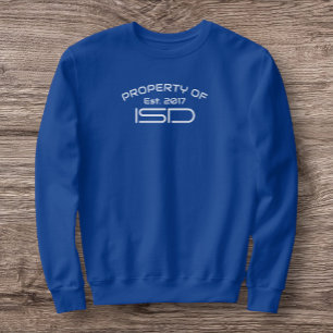 Sudadera Propiedad de ISD de Hombres de ISD 2017 Crewneck 