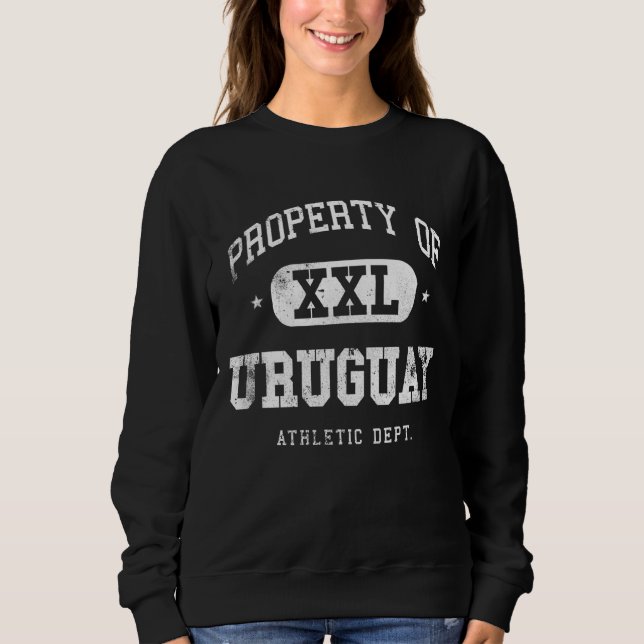 Sudadera Propiedad Uruguay Xxl Sport College Funny atlético (Anverso)