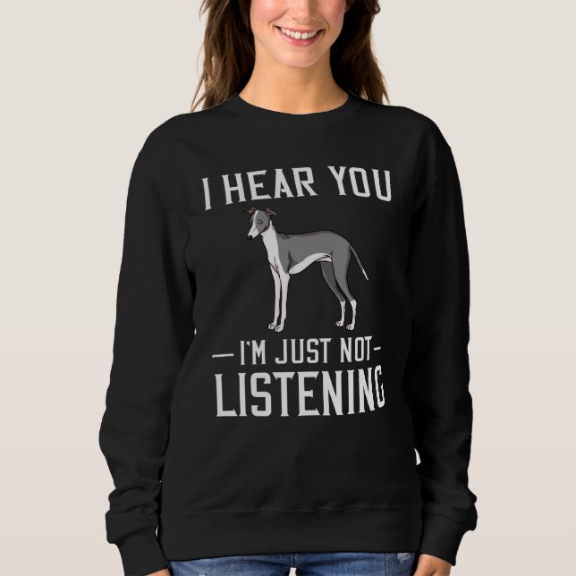 Sudadera Propietario de cachorros de perro de Greyhound (Anverso)