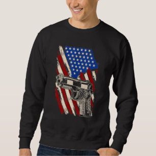 Sudadera Propietario de la pistola para hombres - Bandera d