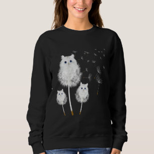 Sudadera Propietario De La Planta De Flores Cat Dandelion Y