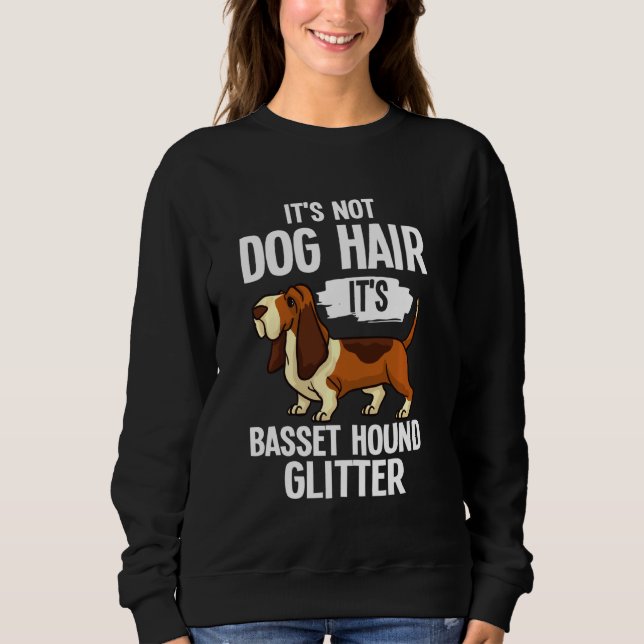 Sudadera Propietario de los cachorros de perro de Hound Bas (Anverso)