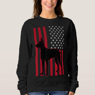 Sudadera Propietario de perro patriótico perro animal perro