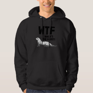 Sudadera Propietario del ferret de la comadreja animal ¿Dón