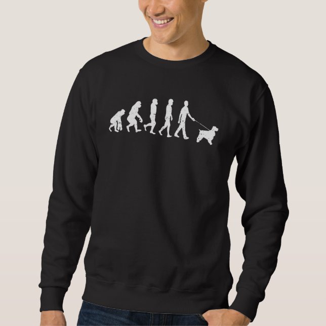 Sudadera Propietarios de Perros Evolución de la Raza de Per (Anverso)