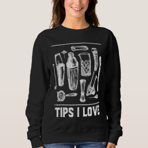 Sudadera Propinas Me Encantan  Humor de Barman Frases de Ba