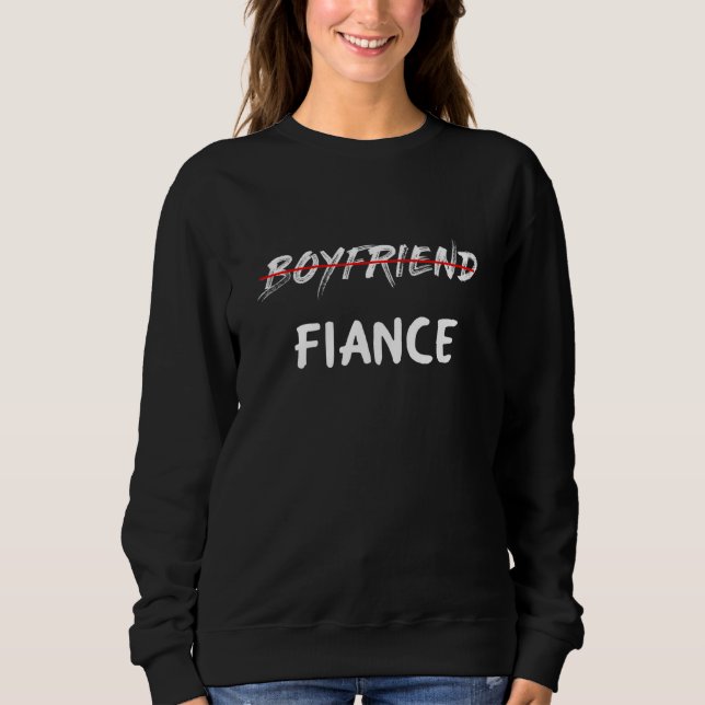 Sudadera Propuesta de Parejas de Compromiso de Boyfriend (Anverso)