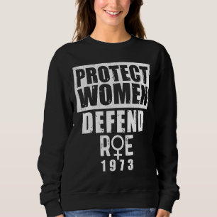 Sudadera Protección de la Vintage Las Mujeres Defenden La E