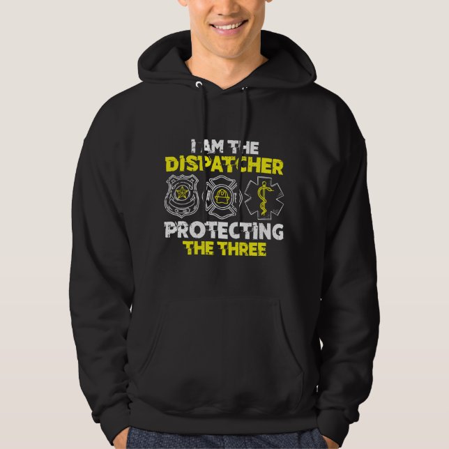 Sudadera Protección de operadores de despacho de policía, b (Anverso)