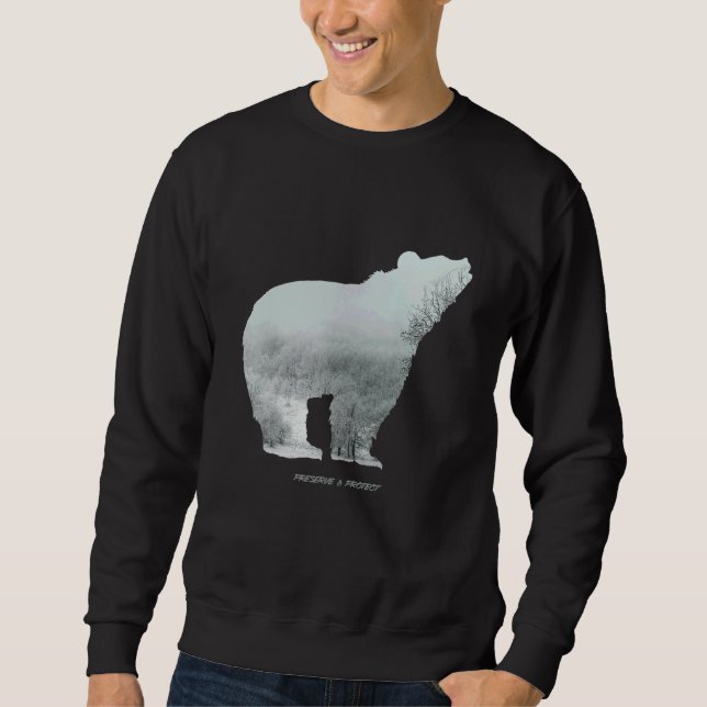 Sudadera Protección del medio ambiente y conservación de la (Anverso)