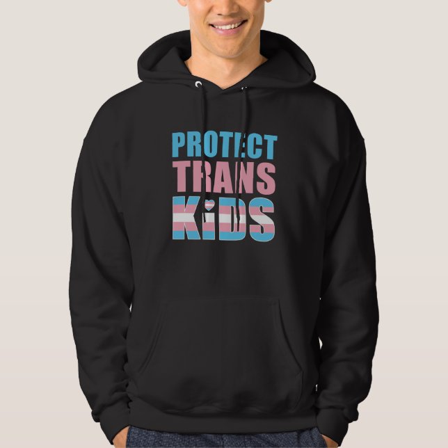 Sudadera Protect Trans Kids LGBT Support (Anverso)