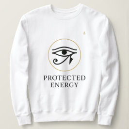 Sudadera Protected Energy – Minimal Eye of Horus Symbol |