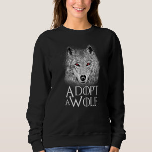 Sudadera Protector de Animales Adoptar un Lobo Libro Refere