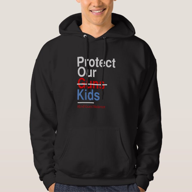 Sudadera Proteger a los niños, no a las armas. Es suficient (Anverso)