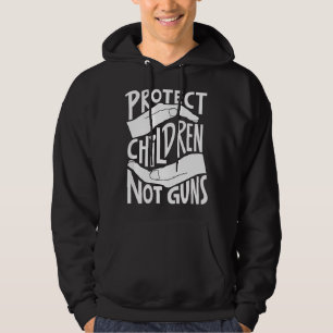 Sudadera Proteger a los niños, no a las armas Naranja