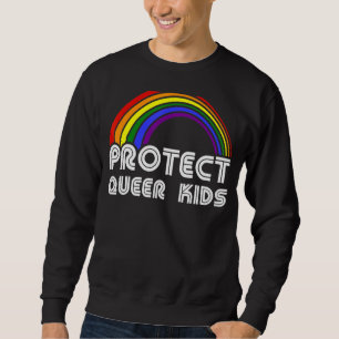 Sudadera Proteger a los niños queer Conciencia Lgbt Orgullo