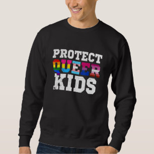 Sudadera Proteger a los niños queer Conciencia Lgbt Orgullo