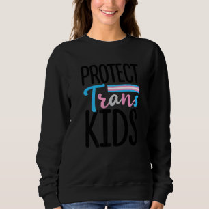 Sudadera Proteger a los niños transexuales Lgbtq Diversidad