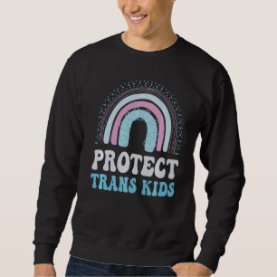 Sudadera Proteger a los niños transgénero Bandera Lgbt Orgu