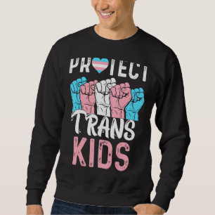 Sudadera Proteger A Los Niños Transgénero Lgbt Orgullo Apoy