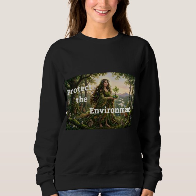 Sudadera Proteger el medio ambiente  (Anverso)
