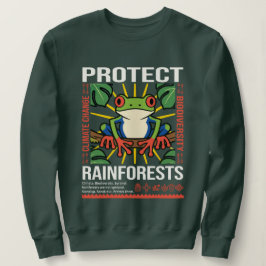 Sudadera Proteger la conciencia ambiental de los bosques ll
