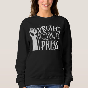 Sudadera Proteger los derechos de libertad de prensa del pe