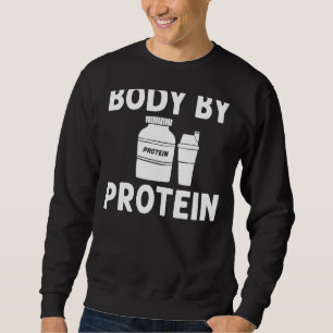 Sudadera Protein Shakes Polvo Whey Bebe Snacks Vegan Foo