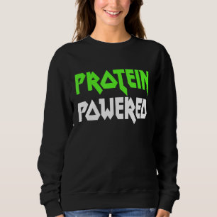 Sudadera Proteína Powder Fitness Facts Workout Cita Mens G