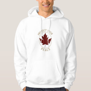 Sudadera Proteja su hoja de arce de paz Hoodie