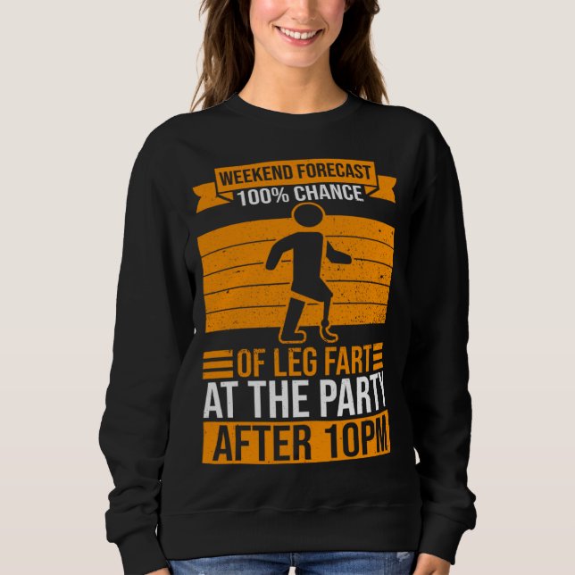 Sudadera Prótesis de pierna artificial (Anverso)